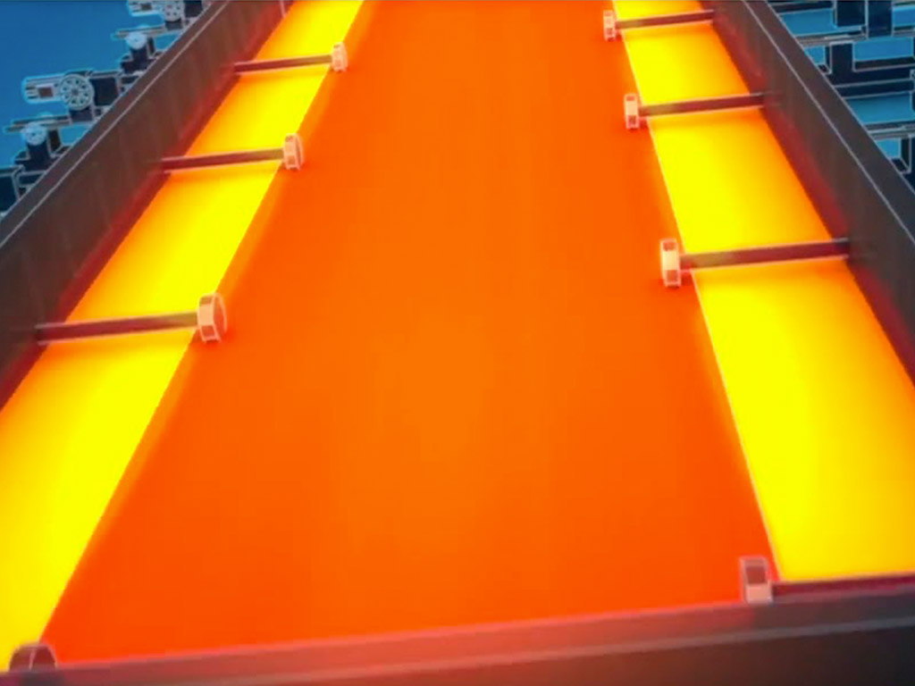 Vidrio flotado: elementos de grafito que asisten en este proceso